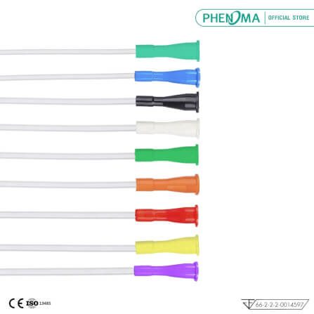 สายดูดเสมหะ ชนิดไม่มีคอนโทรล PHENOMA เบอร์ 10 ใช้กับเครื่องดูดเสมหะทุกชนิด [แพ็ค100ชิ้น]_0